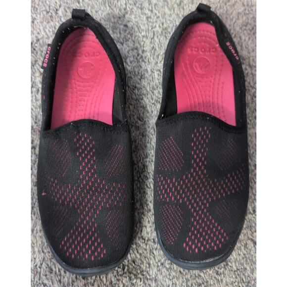 Crocs Women Duet Busy Day Xpress Mesh Skimmer Shoes – Size 7 - Picture 2 of 5